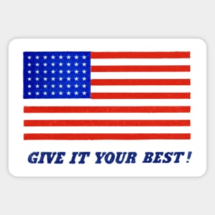 WWII Give It Your Best! Sticker